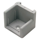 PONTOON DOOR STOP W/RIBS GRAY LEFT MPN-DS-1L-DP