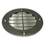 LOUVERED VENT 4" BLK MPN-LV-1-DP