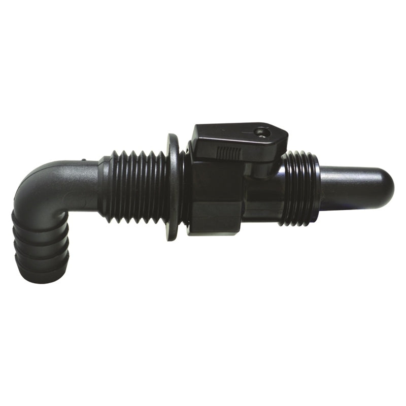 AERATOR SPRAY HEAD W/VALVE 90* BLK MPN-AHV-90-DP