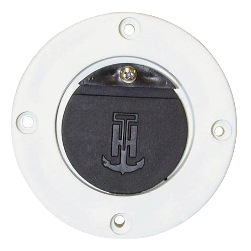 SCUPPER ADAPTER WHITE W/BLACK FLAPPER MPN-SA-2B-DP