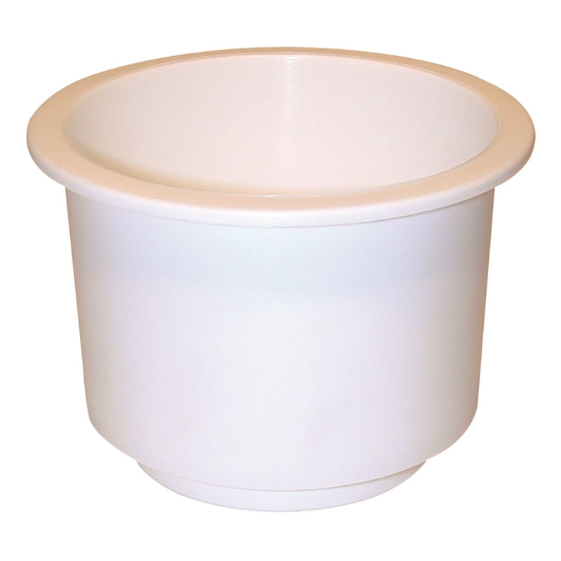 CUP HOLDER FLUSH LARGE WHT MPN-LCH-1W-DP