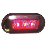 COURTESY LITE RED LED OBLONG SS/BZL MPN-LED-51824-DP