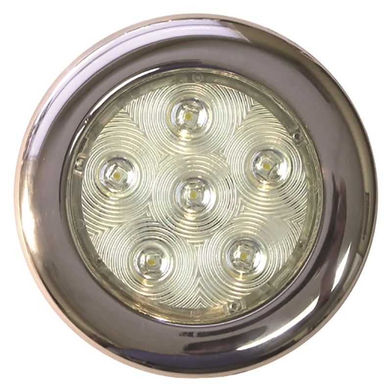 PUCK LITE SURFACE MNT SS BZL 4" WHT LED MPN-LED-51831-DP