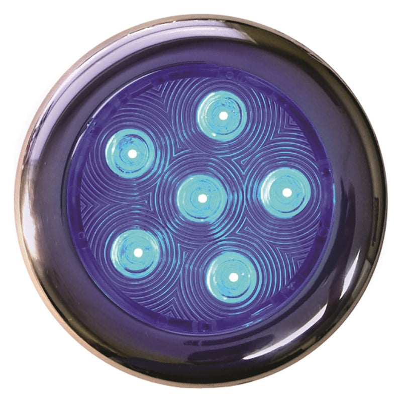 PUCK LITE SURFACE MNT SS BZL 4" BLU LED MPN-LED-51832-DP