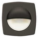 COURTESY LITE WHT LED SQR/BLK BZL