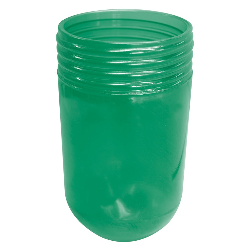 (50044)6"GRN GLASS GLOBE MPN-C0AC63