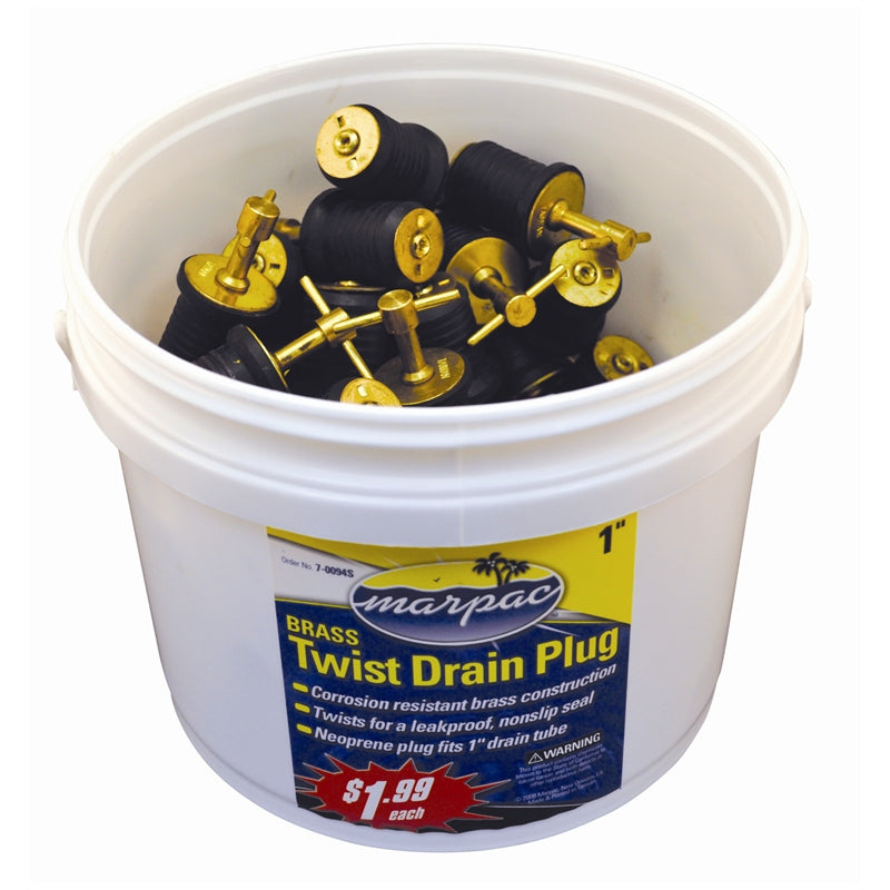 DRAIN PLUG TURN-TITE 1" BUCKET/50 MPN-7-0094S