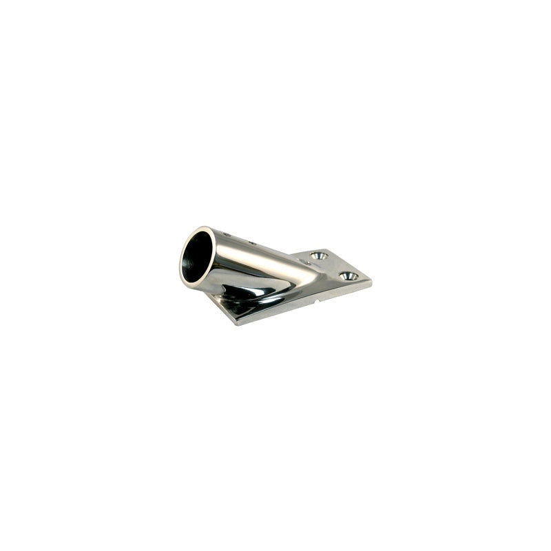 RAIL FITTING SS 7/8" RECT BASE 30* MPN--627668