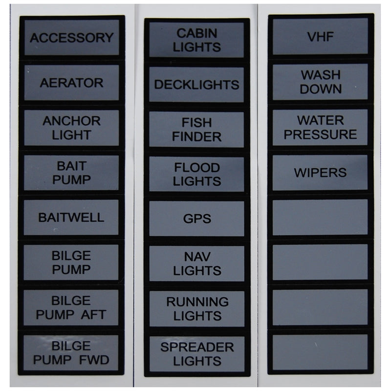 LABEL SET 24 RECT MPN--507869