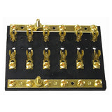 FUSE BLOCK  W/DUAL TERM BLOCK 6GANG MPN--502756
