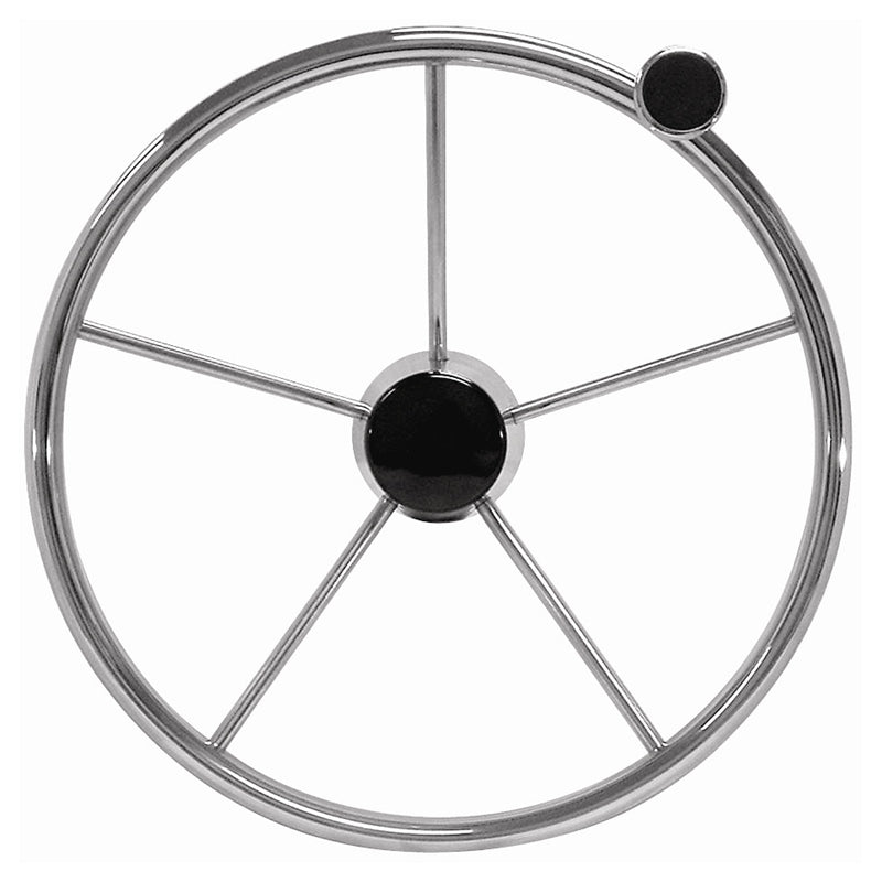 STR WHEEL SS DESTROYER W/KNOB 22* 15.5"