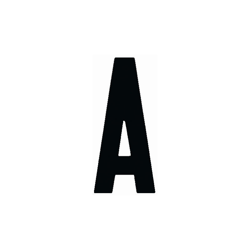 LETTER 3" BLACK-X
