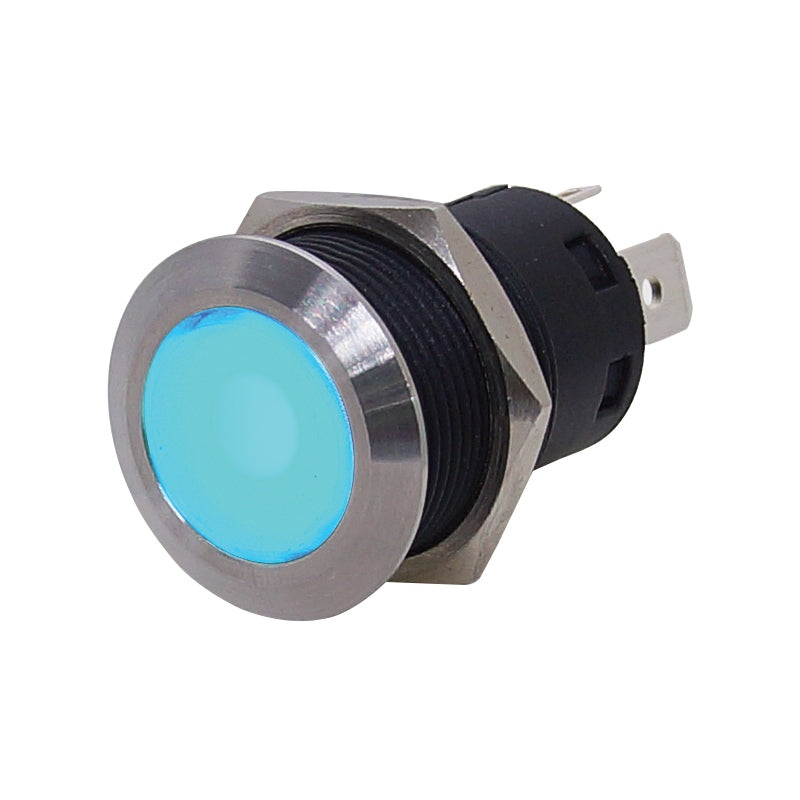 PUSH ON SWITCH BLUE LED ON/OFF MPN--250738