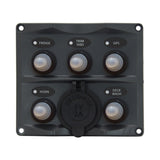 SWITCH PANEL ILUM/TOGGLE 5G & USB