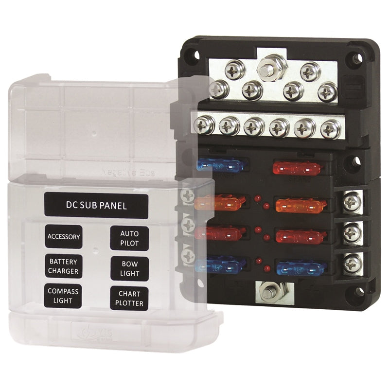 FUSE BLOCK ATO/ATC 6G W/LED INDICATOR MPN--230649