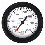Marpac Engine Gauge Blk Bezel Speedometer 65MPH, model 7-2015, Instruments