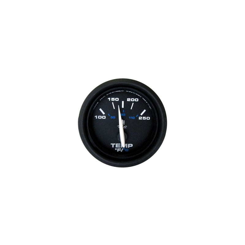 ENGINE GAUGE ALL BLACK IO-INBD WATER TMP MPN-50222