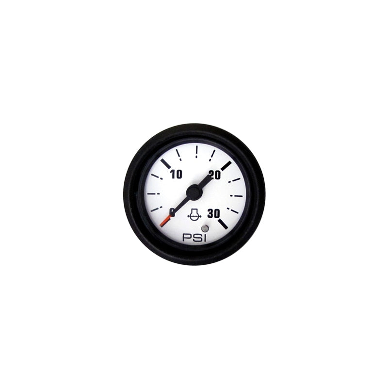 ENGINE GAUGE BLK BEZEL O/B WATER PRESSRE