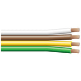Marpac Bonded Wire 16/4 AWG 100' Wh/Bn/Yl/Gn, model 7-4398, Wire Terminals
