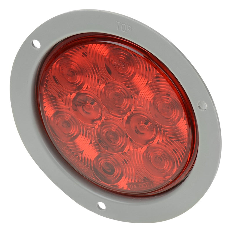 TRAILER TAIL LIGHT M/LED ROUND 4" FLANGE