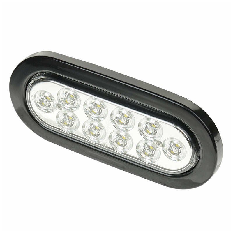 TRAILER CLEAR LIGHT M/LED OVAL W/GRMT