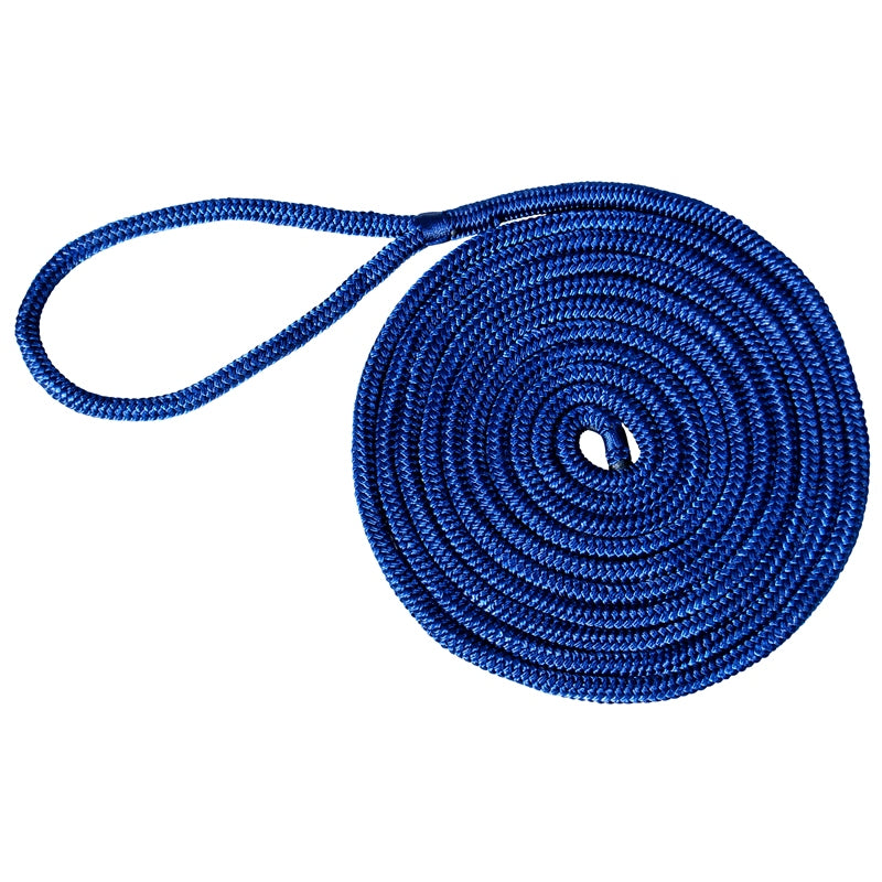 Marpac Dock Line Nyl Dbl/Brd 5/8"X15' - Blue, model 7-6236, Rope