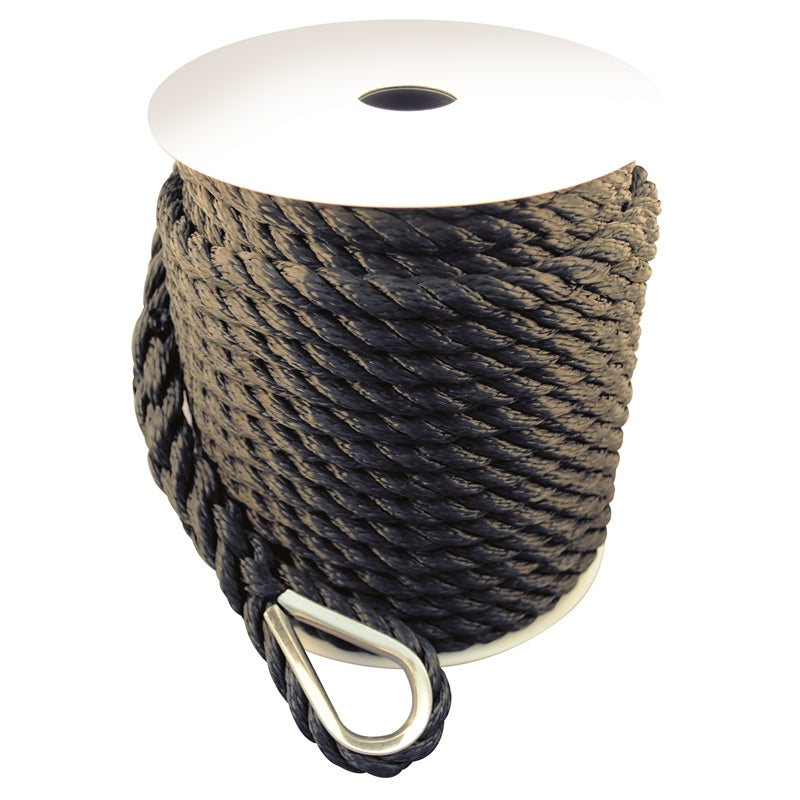 ANCHOR LN BLK NY 3/8X150