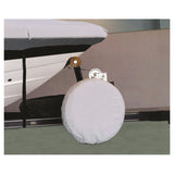 13" TIRE COVER -POLY-FLEX GRAY