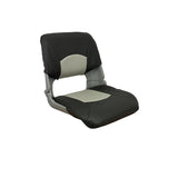 Springfield Marine Molded Fold Seat Gry with Blk-Gry Cushion, model 1061017, Chairs