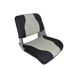 Springfield Marine Molded Fold Seat Gry with Blk-Gry Cushion, model 1061057, Chairs