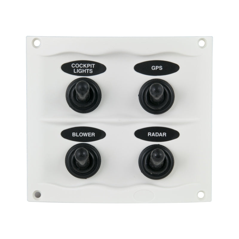 PANEL SWTCH SP PRF 4W WH MPN-900-4WPW