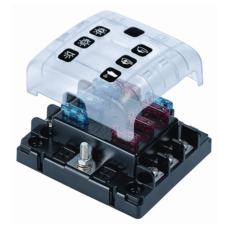HOLDER FUSE 6 WY SCR TRM MPN-ATC-6W