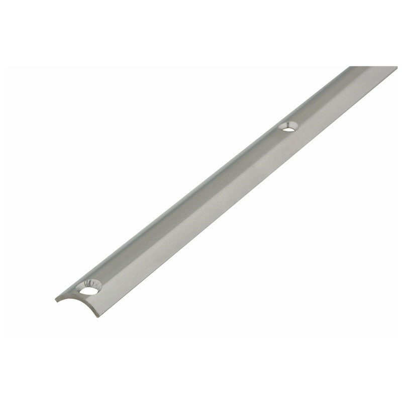 RUB RAIL SS HOLLOW BACK 1" X 12'