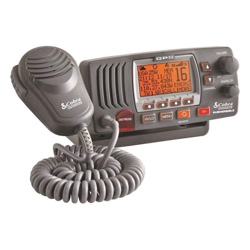 VHF RADIO W/GPS SILVER