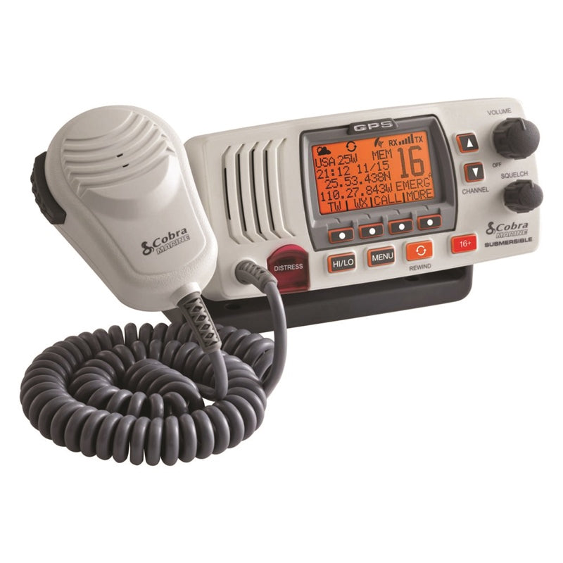 VHF RADIO W/GPS WHITE MPN-MRF77WGPS
