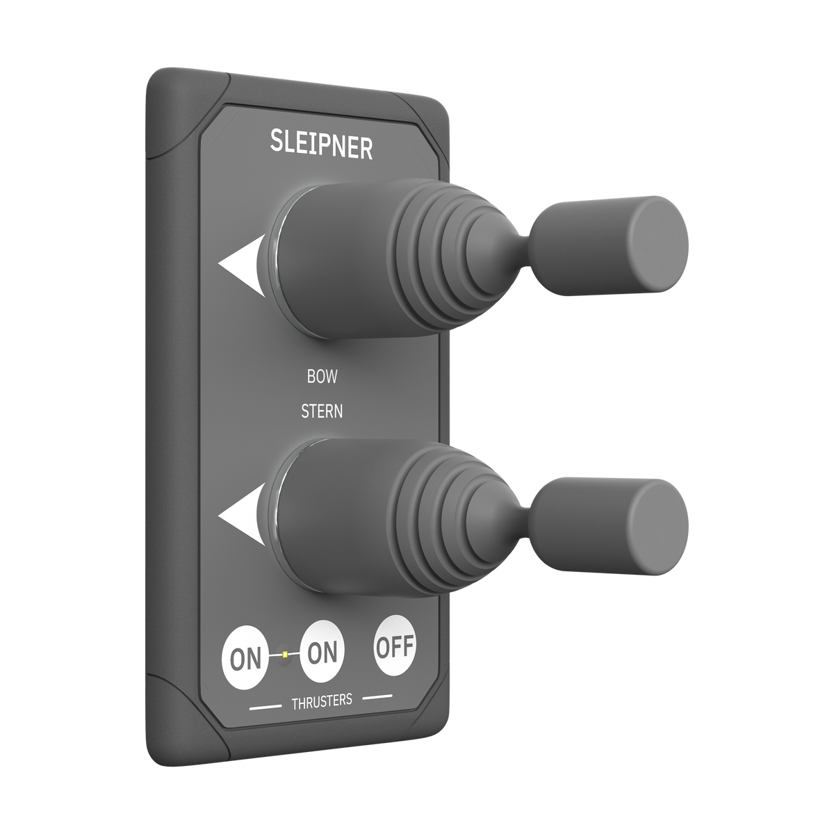 DC Thrusters Side-Power Dual Joystick Thruster Control, 12/24V Round Cutout, for Bow &amp; Stern Thruster (SM8940G) MPN-SM8940G