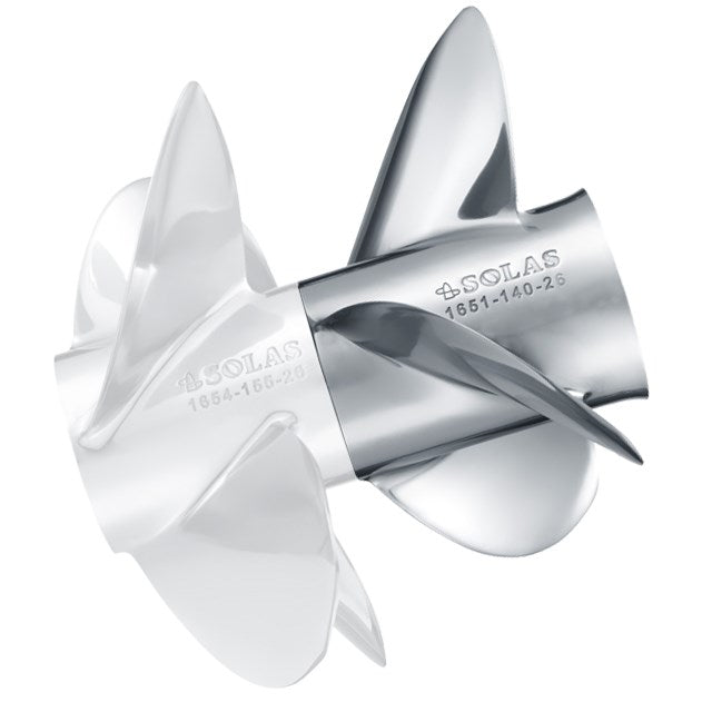 B3 - Bravo III - Mercruiser (14.25 x 22") Solas Rear 3-Blade Propeller, 1651-143-22 MPN-1651-143-22