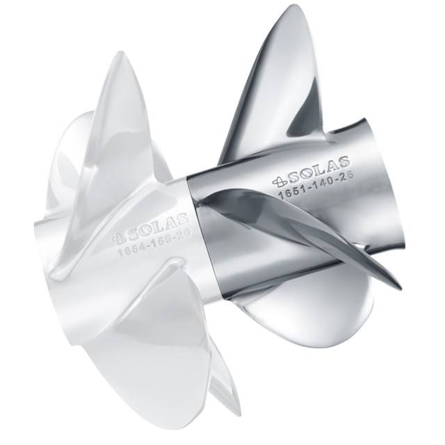 B3 - Bravo III - Mercruiser (14 x 26") Solas Rear 3-Blade Propeller, 1651-140-26 MPN-1651-140-26