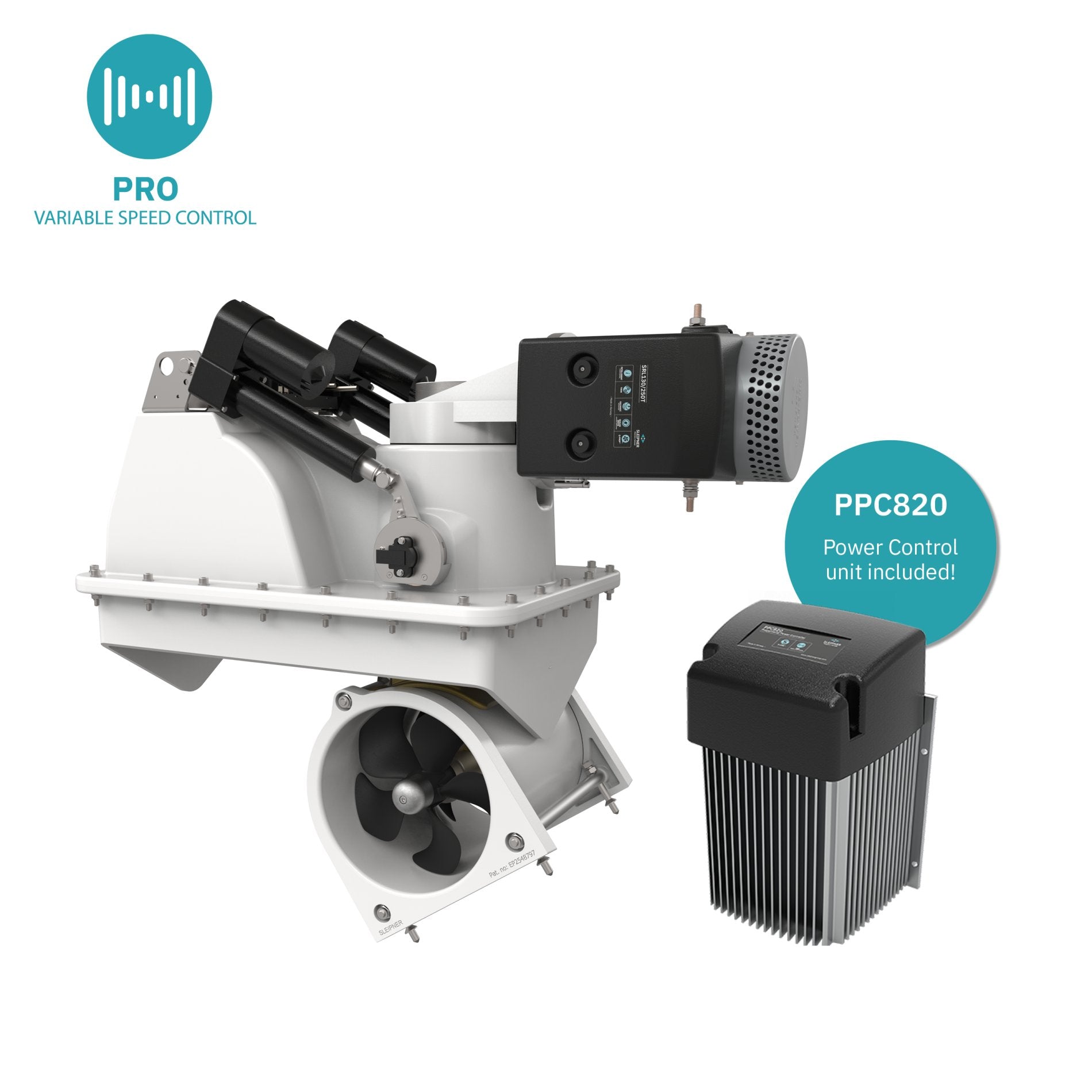 ERL170 48v eVision Retract Thruster MPN-ERL170/250TC-4V