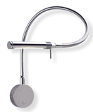 Rugen Reading/Chart LED Flex Light, Chrome, 500mm Bulkhead Mounting, w/Dimmer, 10-30VDC MPN-ILPB24810005